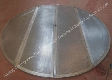 High Performance Lauter Tun Screen Filter , Beer Wedge Wire Screen Panel