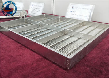 Heat Resistant Wedge Wire Screen Panels For Aquaculture / Food Industry
