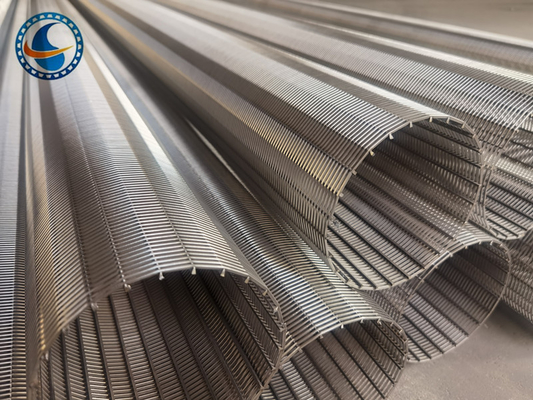 Looped Type Wedge Wire Ss 304 Water Well Screen Pipe