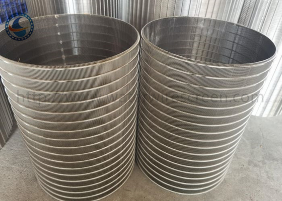 Slotted Tube Johnson Screen 304 Wedge Wire Screen Filter For Filtration