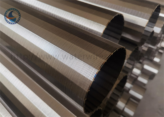 Keil-Draht-Filterrohr Mesh Slot GB-Edelstahl-316 0,15 Millimeter