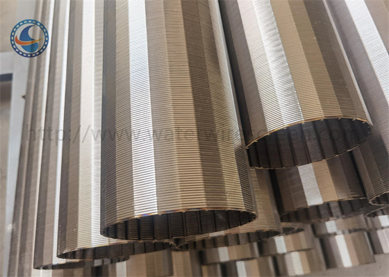 201 SS Johnson Filter Screen, v-Verpackungs-Keil-Draht-Schirm-Rohr