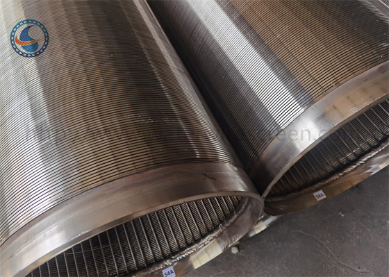 Rostfreies Draht-Schirm-Johnson Type Wraps Slot Filter-Rohr des Wasser-316l