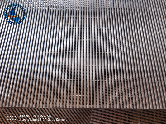 Zusammengestellte Ss316l Keildrahtbildschirme für die Sedimentfiltration