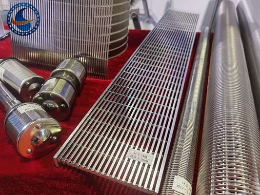 SS 321 Johnson Wedge Wire Screen Flat für petrochemische Technik