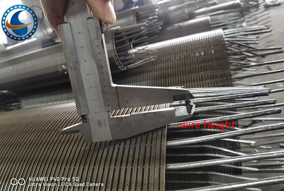OD 273mm V Draht Johnson Drahtbildschirm Nichtmagnetischer Edelstahl
