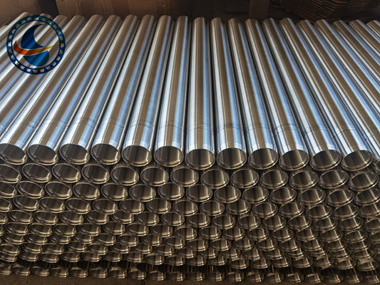 SS 316L Ölsand-Steuerungsrohr mit 2,28*3,56mm V-förmigem Draht und polierter Oberfläche