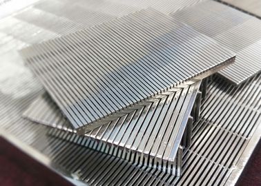 Johnson Slot Sieve Wedge Wire-Schirm-Platten überziehen Edelstahl für Massen-Filtration