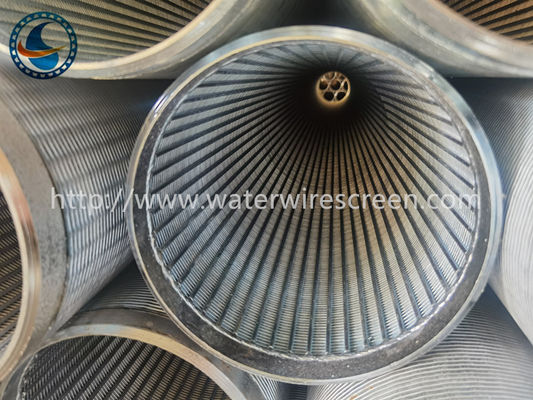 1.0mm Schlitz wickelte Johnson Wedge Wire Screen Sieve-Pumpen-Sandfilter ein
