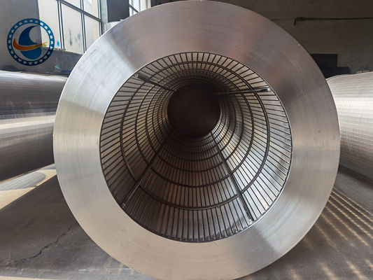 Draht-Filterrohr SS 321 Johnson Type Continuous Slot Wedge