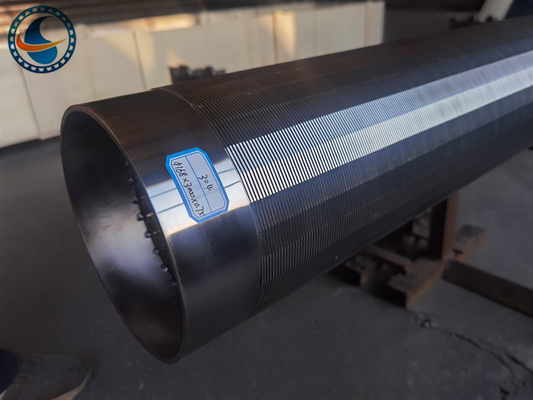 Geschweißtes zylinderförmiges Keil-Draht-Filterrohr/Durchmesser des Rohr-168mm