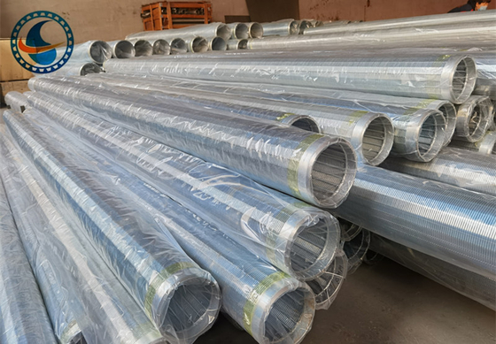 3-1/2“ Draht-Filterrohr-kohlenstoffarmes des Schlitz-20 V galvanisiert