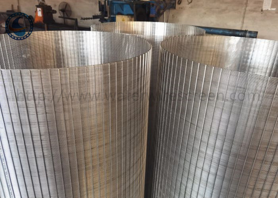 Gekerbter Keil-Draht-Siebfilter Rohr-Johnson Screens 304 für Filtration