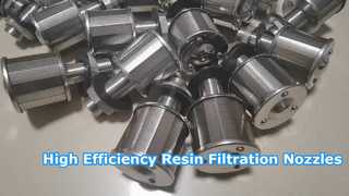 Keildrahtsiebdüse aus AISI 304 für die Harzfiltration