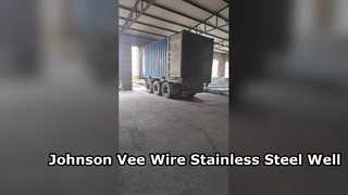 Johnson Vee Wire Bohrlochsiebe aus Edelstahl