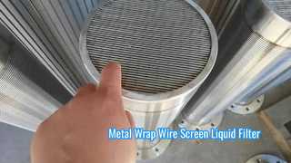 SS316L Slot 50μm Metallwickel-Drahtsieb-Flüssigkeitsfilter
