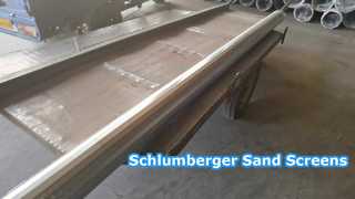 SS304 OD 4-1/2" Schlumberger Sand Screens Wrapped Wire Screen